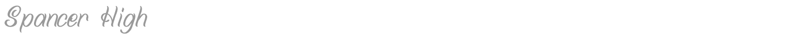 Spancer High font preview